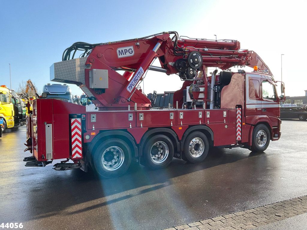 Volvo FMX 500 8x4 Euro 6 MPG 150 Tonmeter laadkraan Just 53.033 km!