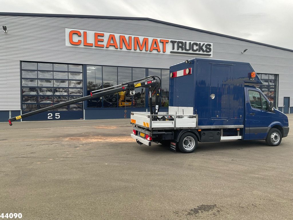 Volkswagen Crafter Servicewagen Hiab 1,3 Tonmeter laadkraan Just 123.645 Km!