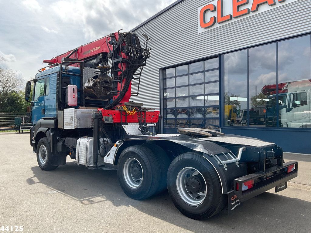 Man TGS 33.480 6x6 Euro 6 Palfinger 27 Tonmeter boomkraan