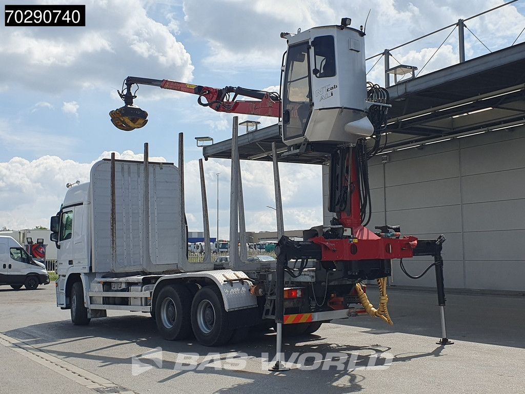 Mercedes Actros 3346 6X4 Original KM's! Wood Crane Big-Axle Steelsuspension Euro 5