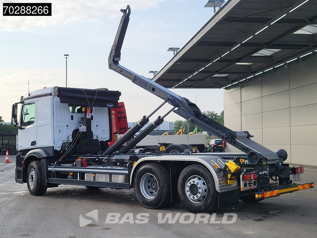 Mercedes Actros 2745 6X2 New! Meiller RS21.70 Abrollkipper Retarder Lift-Lenk Asche Navi Automatic