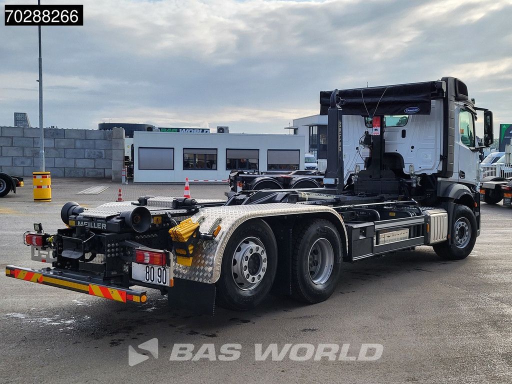 Mercedes Actros 2745 6X2 New! Meiller RS21.70 Abrollkipper Retarder Lift-Lenk Asche Navi Automatic