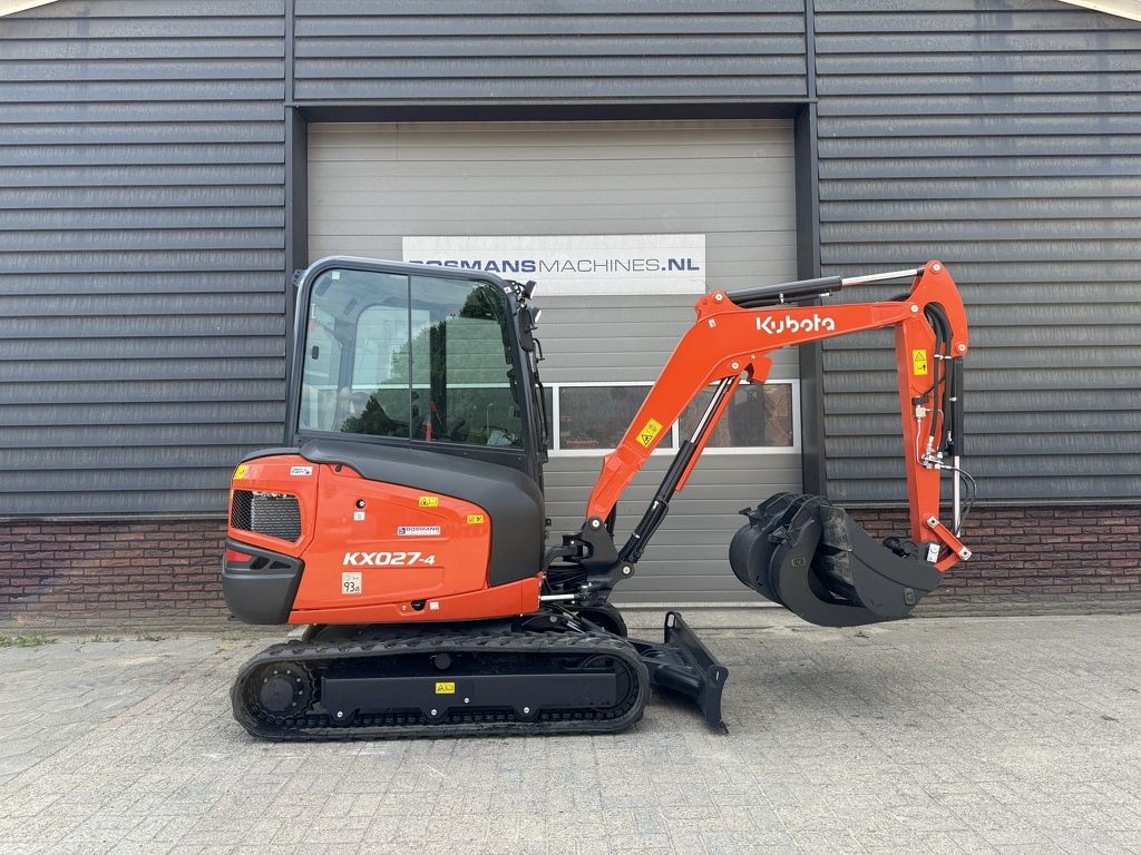 Kubota KX027 HI-SPEC minigraver NIEUW incl CW05 + 3 bakken