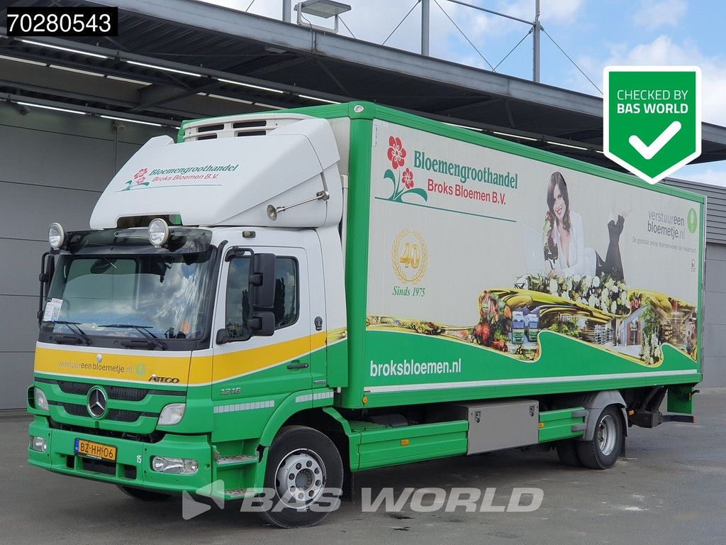 Mercedes Atego Atego 1218 4X2 12t NL-Truck Mitsubishi TDJ430D cooler 1500kg Ladebordwand Euro 5