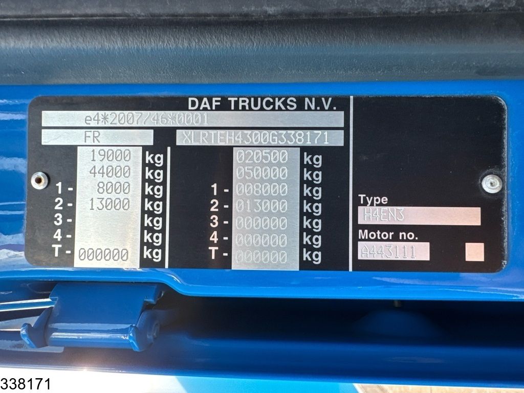 DAF XF 480 SSC, EURO 6, Standairco