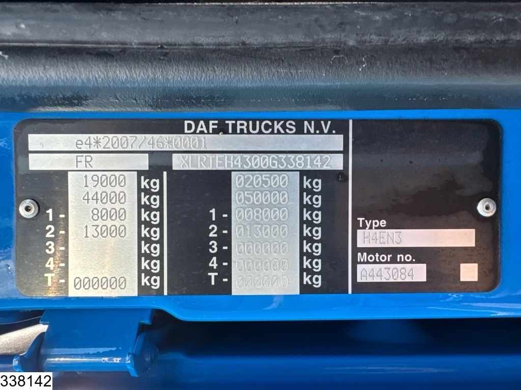 DAF XF 480 SSC, EURO 6, Standairco