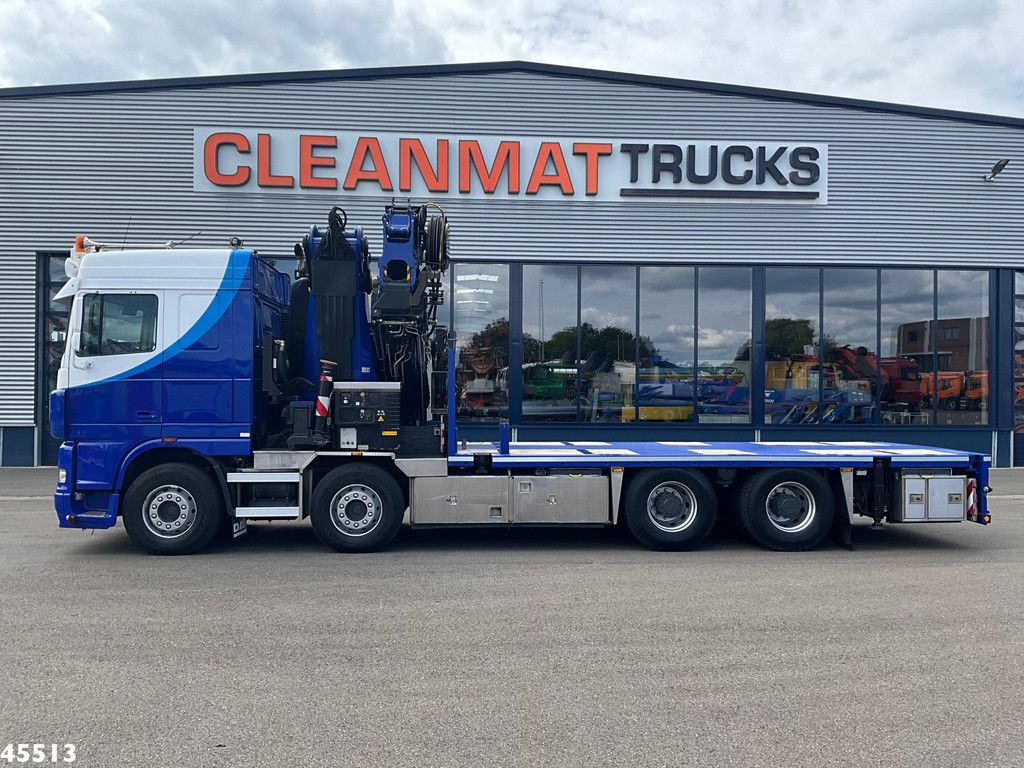 DAF FAD 95 XF 480 8x4 Effer 85 Tonmeter laadkraan + Fly-Jib (Bj. 2012)