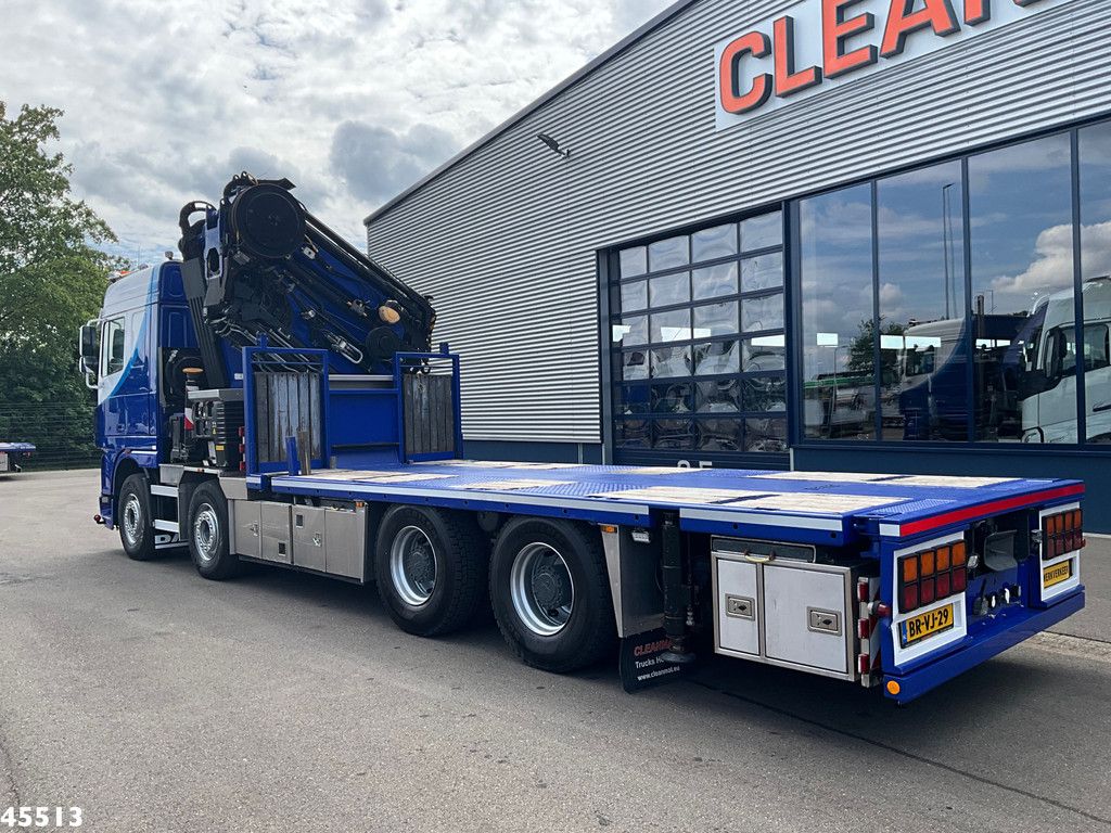 DAF FAD 95 XF 480 8x4 Effer 85 Tonmeter laadkraan + Fly-Jib (Bj. 2012)