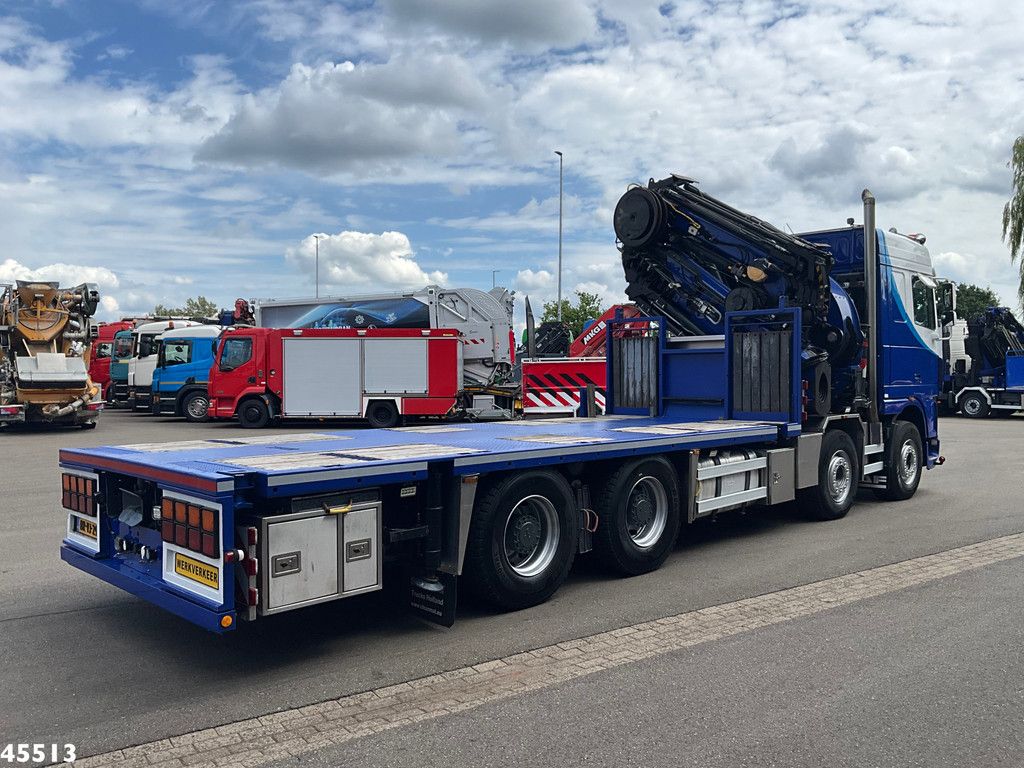 DAF FAD 95 XF 480 8x4 Effer 85 Tonmeter laadkraan + Fly-Jib (Bj. 2012)
