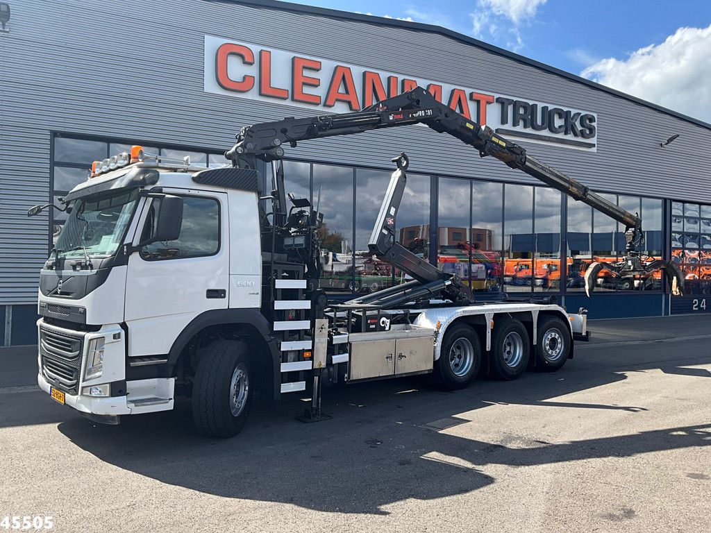 Volvo FM 500 8x4 Euro 6 HMF 19 Tonmeter Z-kraan