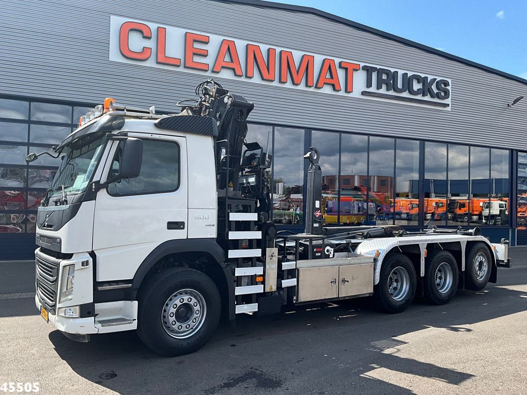 Volvo FM 500 8x4 Euro 6 HMF 19 Tonmeter Z-kraan