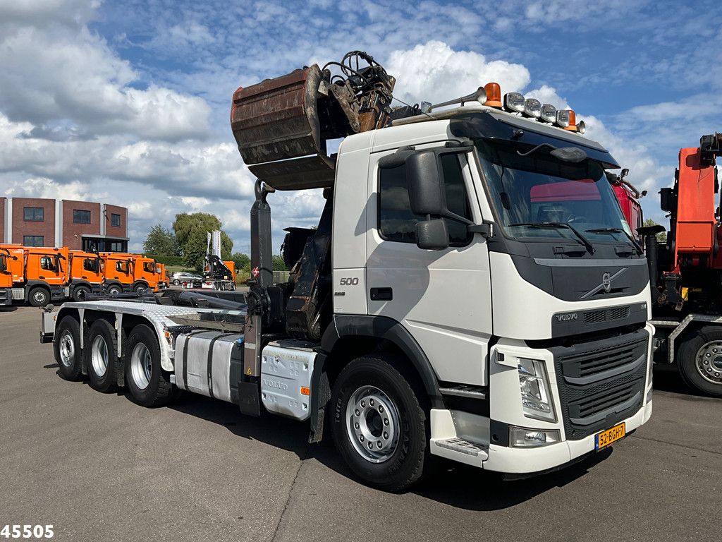 Volvo FM 500 8x4 Euro 6 HMF 19 Tonmeter Z-kraan