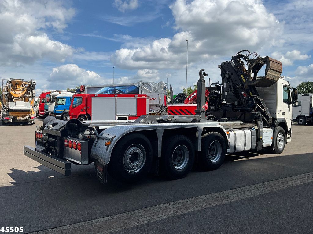 Volvo FM 500 8x4 Euro 6 HMF 19 Tonmeter Z-kraan