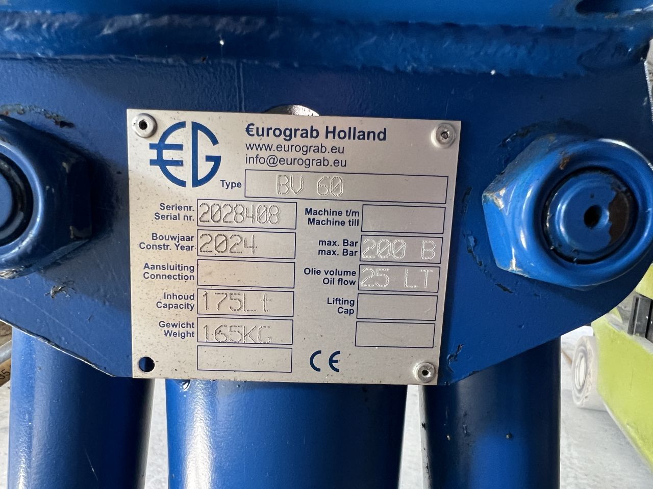 Eurograb hangende knijper BV60