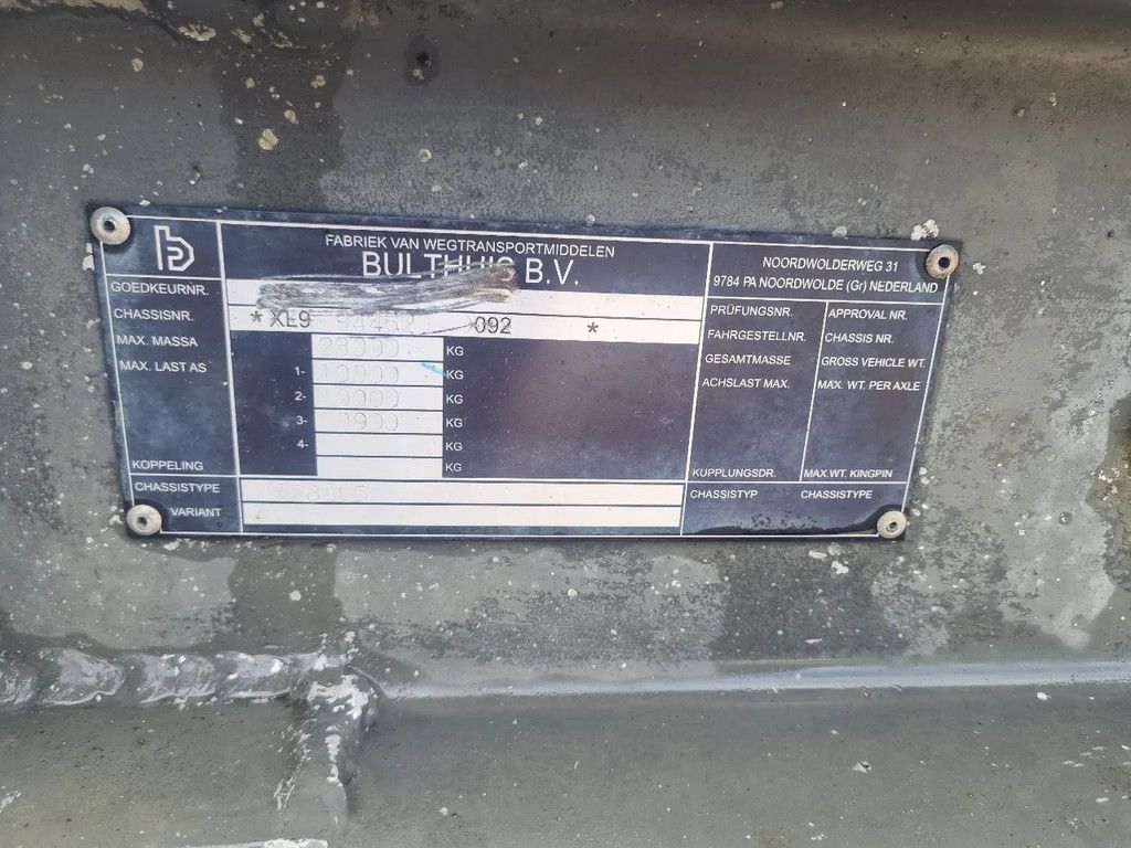 Bulthuis 3as kipper aluminium langzaamverkeer kent