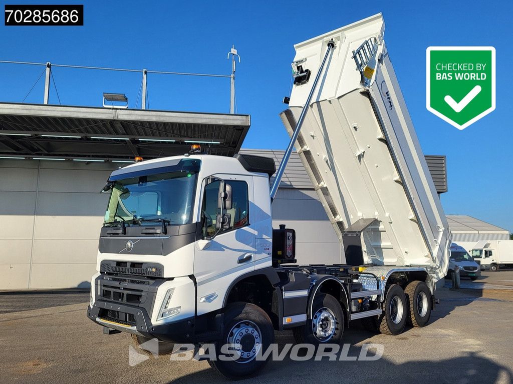 Volvo FMX 500 8X6 NEW! 18m3 KH-Kipper Steelsuspension Big-Axle Automatic Euro 6