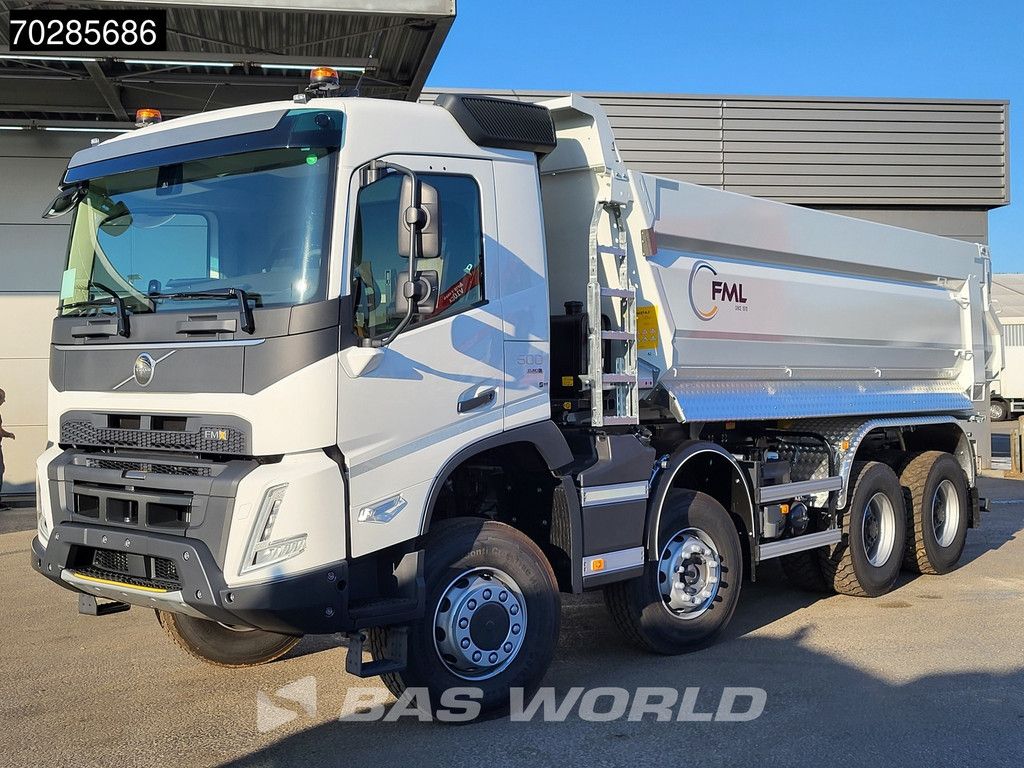 Volvo FMX 500 8X6 NEW! 18m3 KH-Kipper Steelsuspension Big-Axle Automatic Euro 6