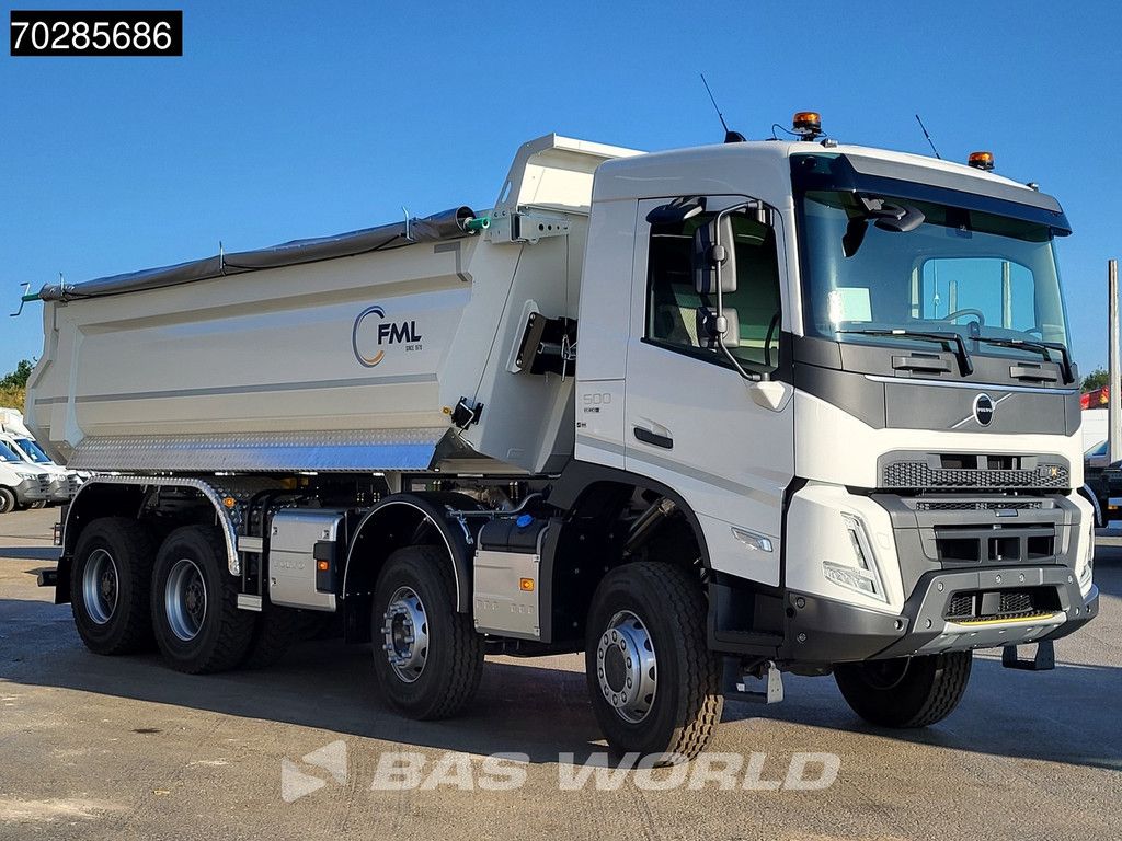 Volvo FMX 500 8X6 NEW! 18m3 KH-Kipper Steelsuspension Big-Axle Automatic Euro 6