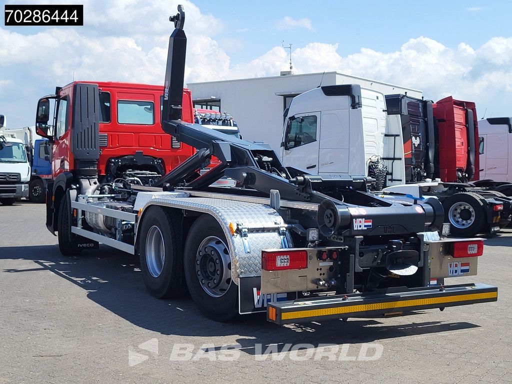 Iveco X-Way 460 6X2 NEW VDL S21-6400 Hooklift Lift+steering Axle Automatic Navi Euro 6