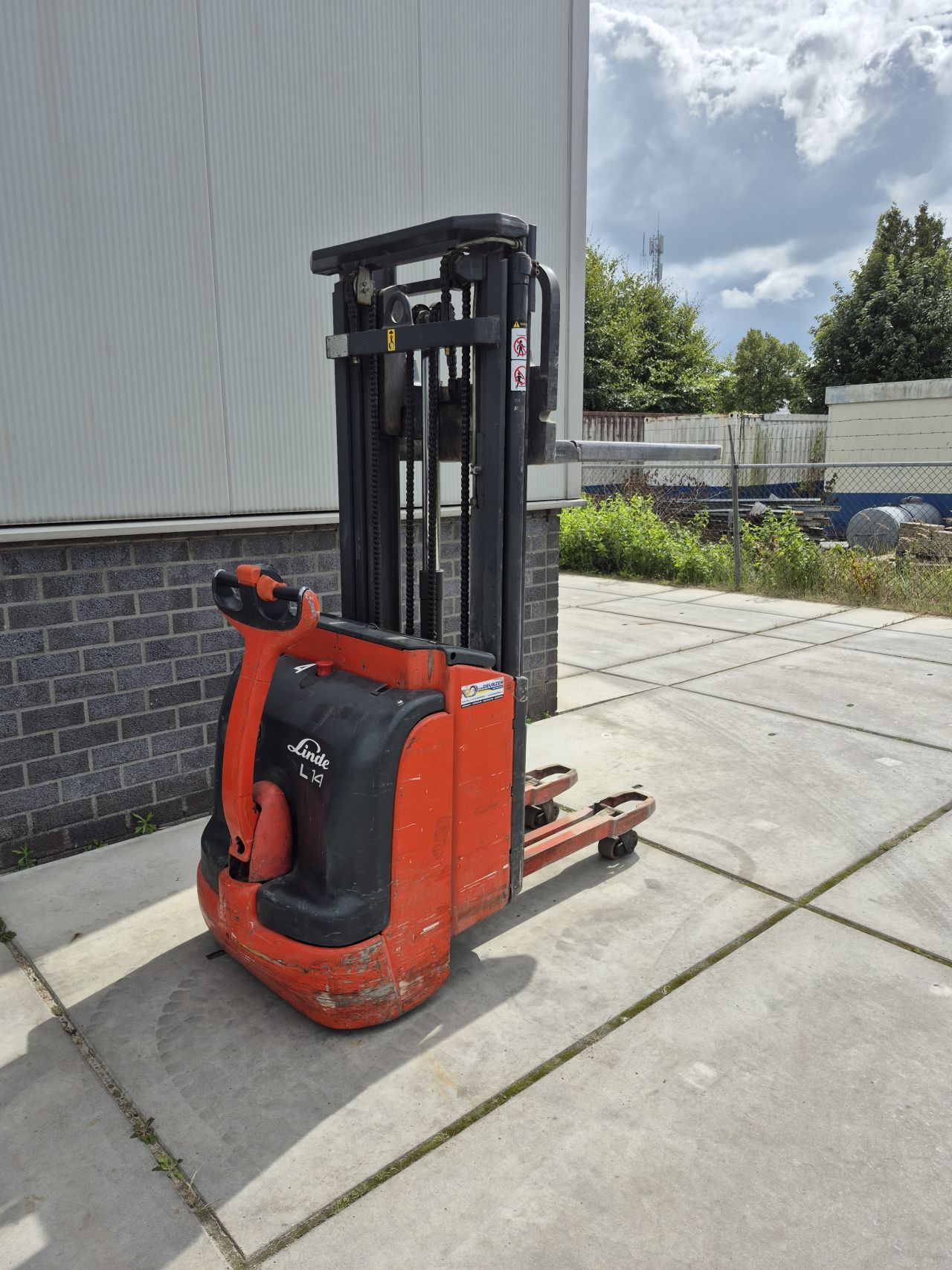 Linde L14 stapelaar Initiale heffing triplex freelift 4.300 mm