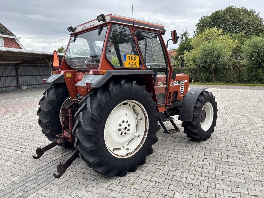 Fiat-Agri 80-88 DT 4wd, Zuidberg Fronthef.