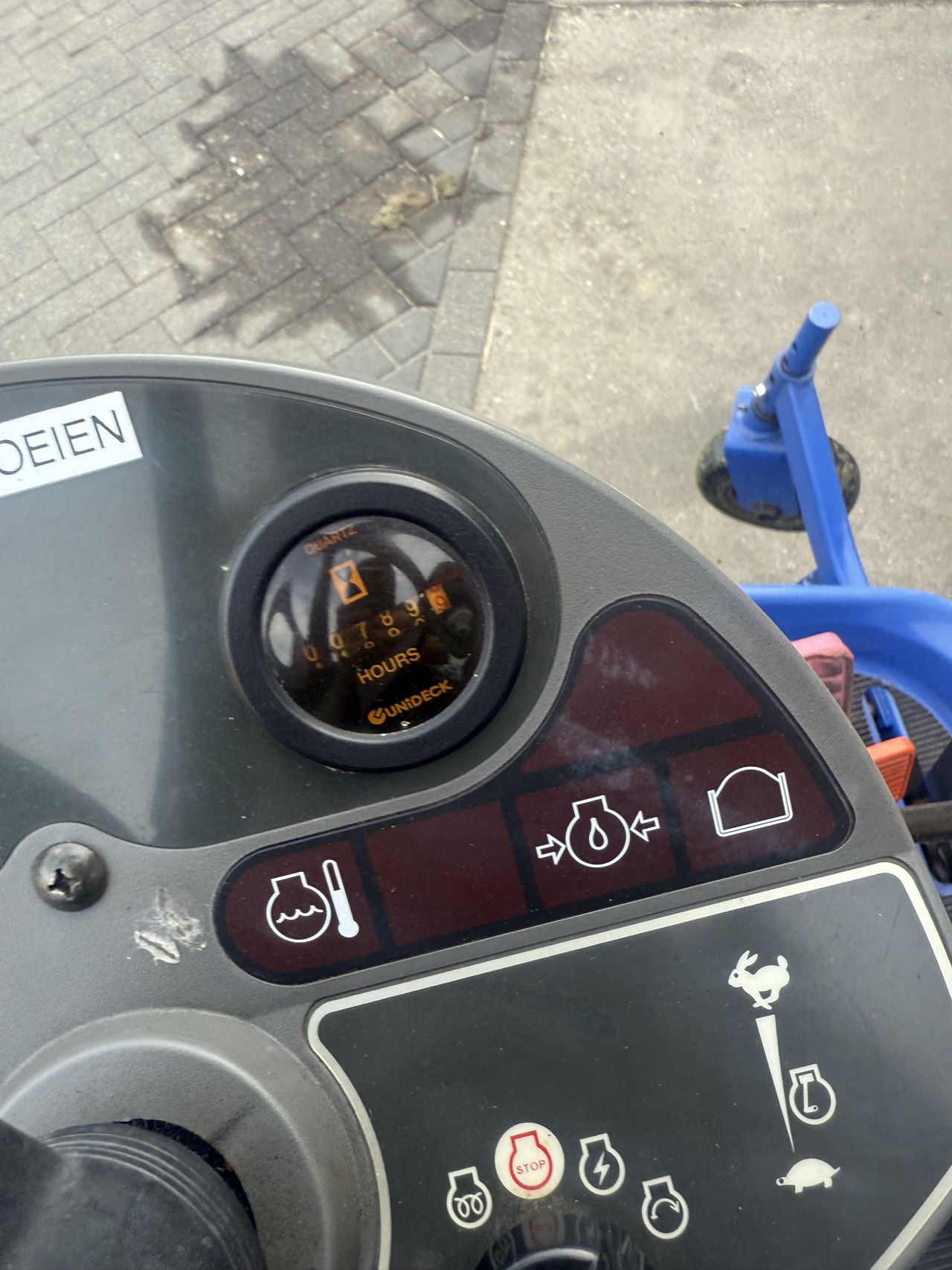 Iseki sf220 frontmaaier diesel 790 uur !!