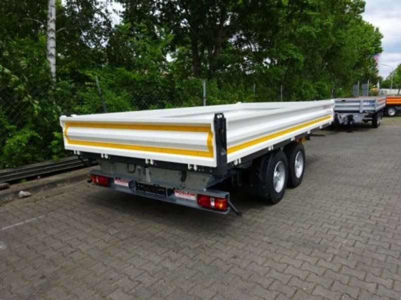 Möslein TTD 13 Weiß 13 t Tandem 3- Seitenkipper Tieflader