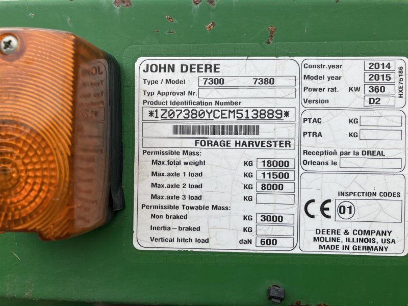 John Deere 7380