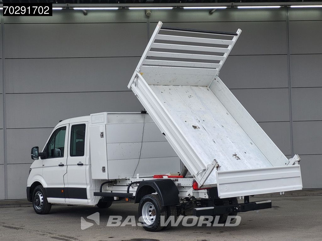Volkswagen Crafter 177pk Dubbel Cabine Open Laadbak Kist 3500kg trekhaak Pritsche Pickup Open Box Euro6 2m3 A/C Towbar Cruise control