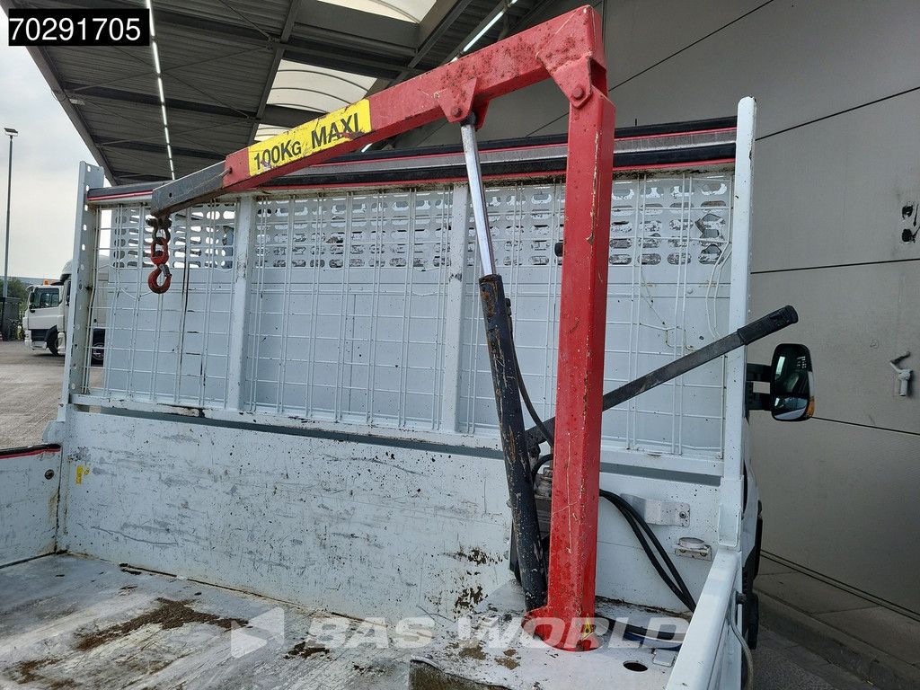Iveco Daily 35C16 Open Laadbak met Kraan Dubbellucht 3,5t Trekhaak Airco Cruise Camera Euro6 Pritsche Pickup Open Box Crane Kran Kranwagen 2m3 A/C Towbar Cruise control