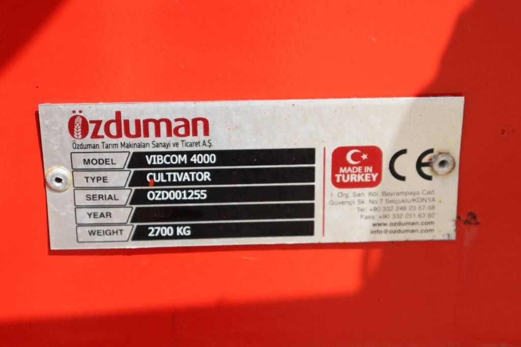 Zaaibedbereider Özduman VIBCOM 4000 Nieuw