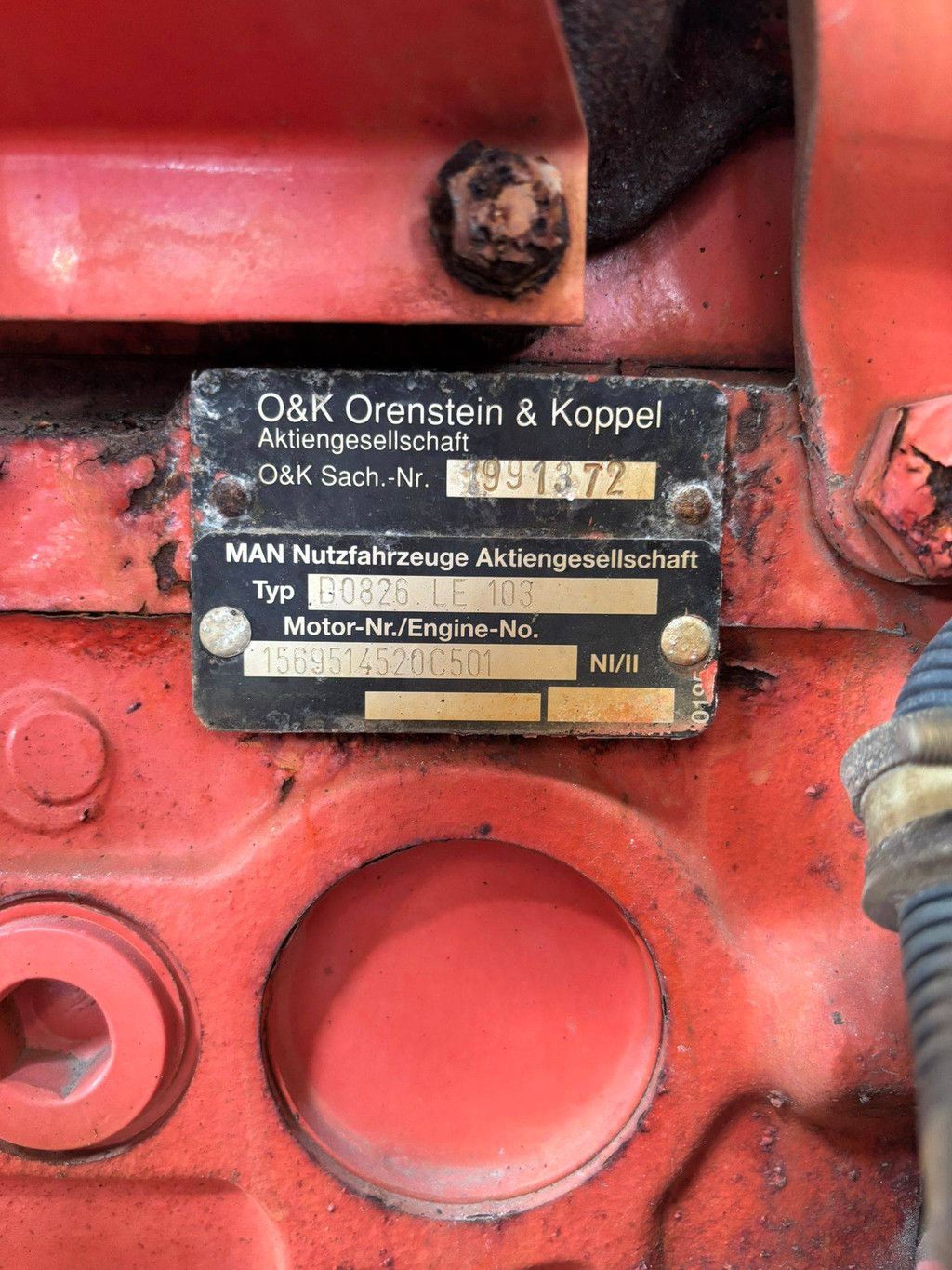 Motor Iveco D0826 LE 103 1995