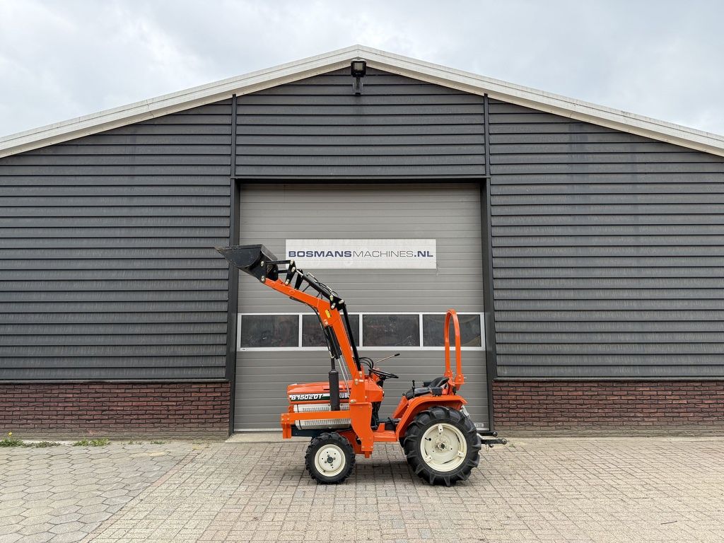Kubota B1502 DT 4WD 18 PK minitractor + voorlader