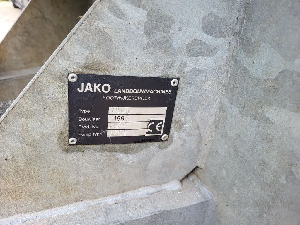 Jako 7000L water/mesttank