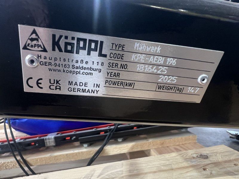 Aebi /Köppl Doppelmesserbalken KPE196