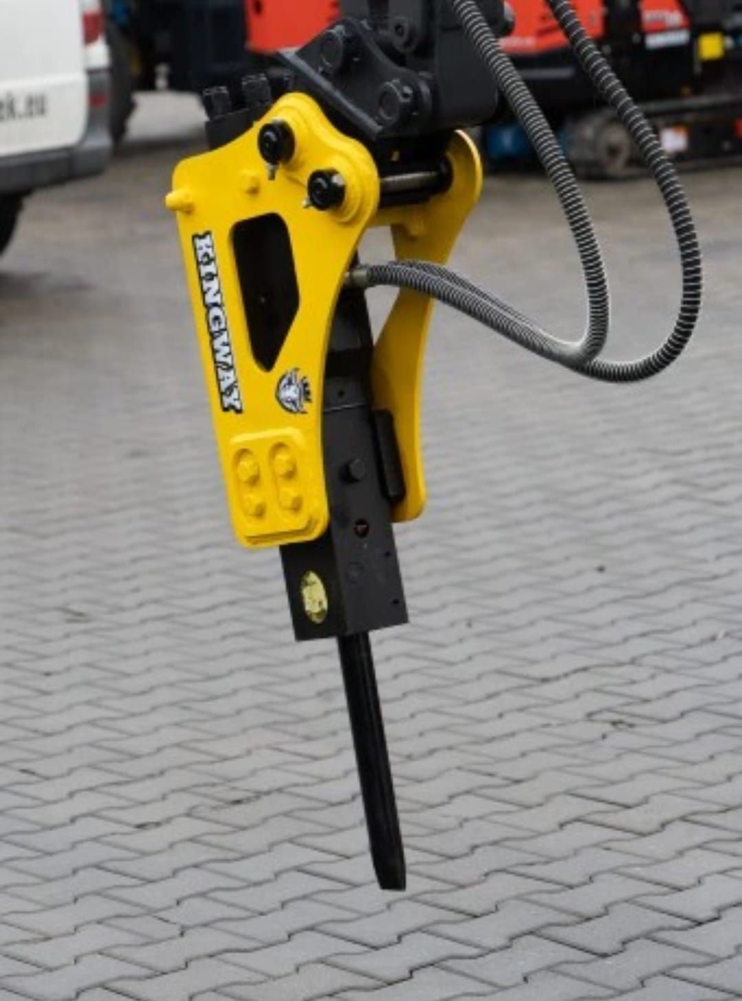 Accessoires voor Minigraver Minigraafmachine KINGWAY snelwissel