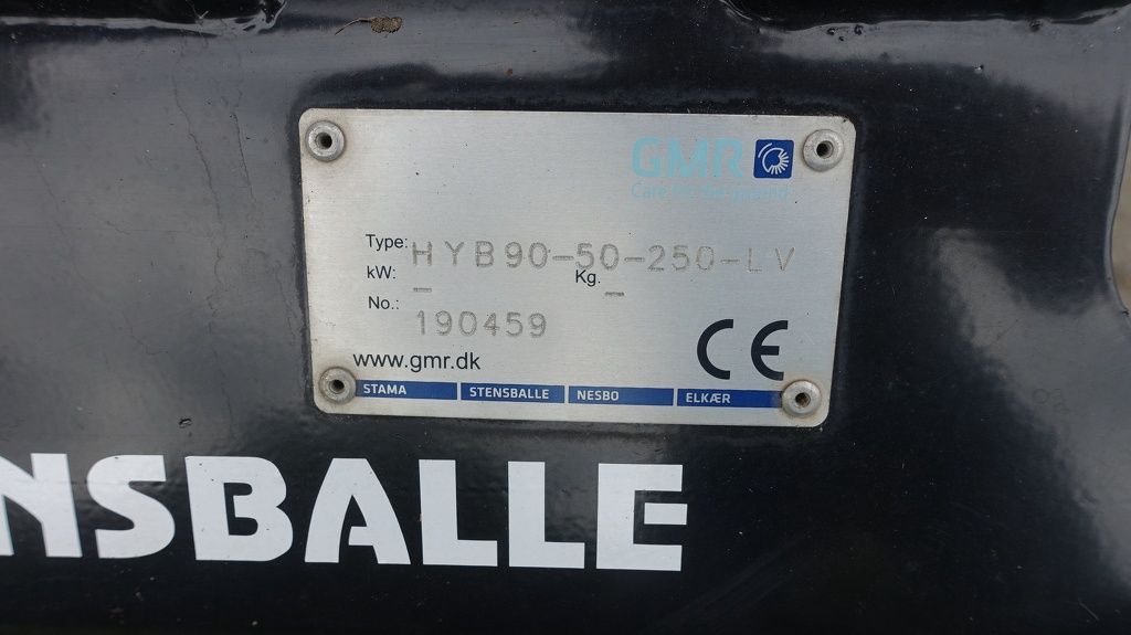 GMR Stensballe TH300B met hydrauliek unit