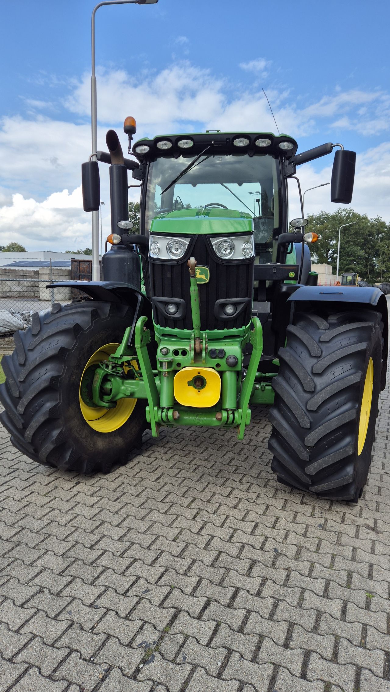 JOHN DEERE 6195R AP, 50Km/h, Lucht, Fronthef/PTO, AT-Ready, TLS,