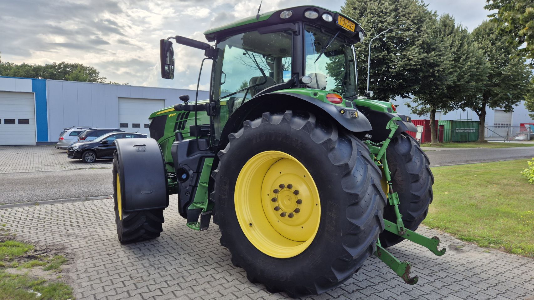 JOHN DEERE 6195R AP, 50Km/h, Lucht, Fronthef/PTO, AT-Ready, TLS,