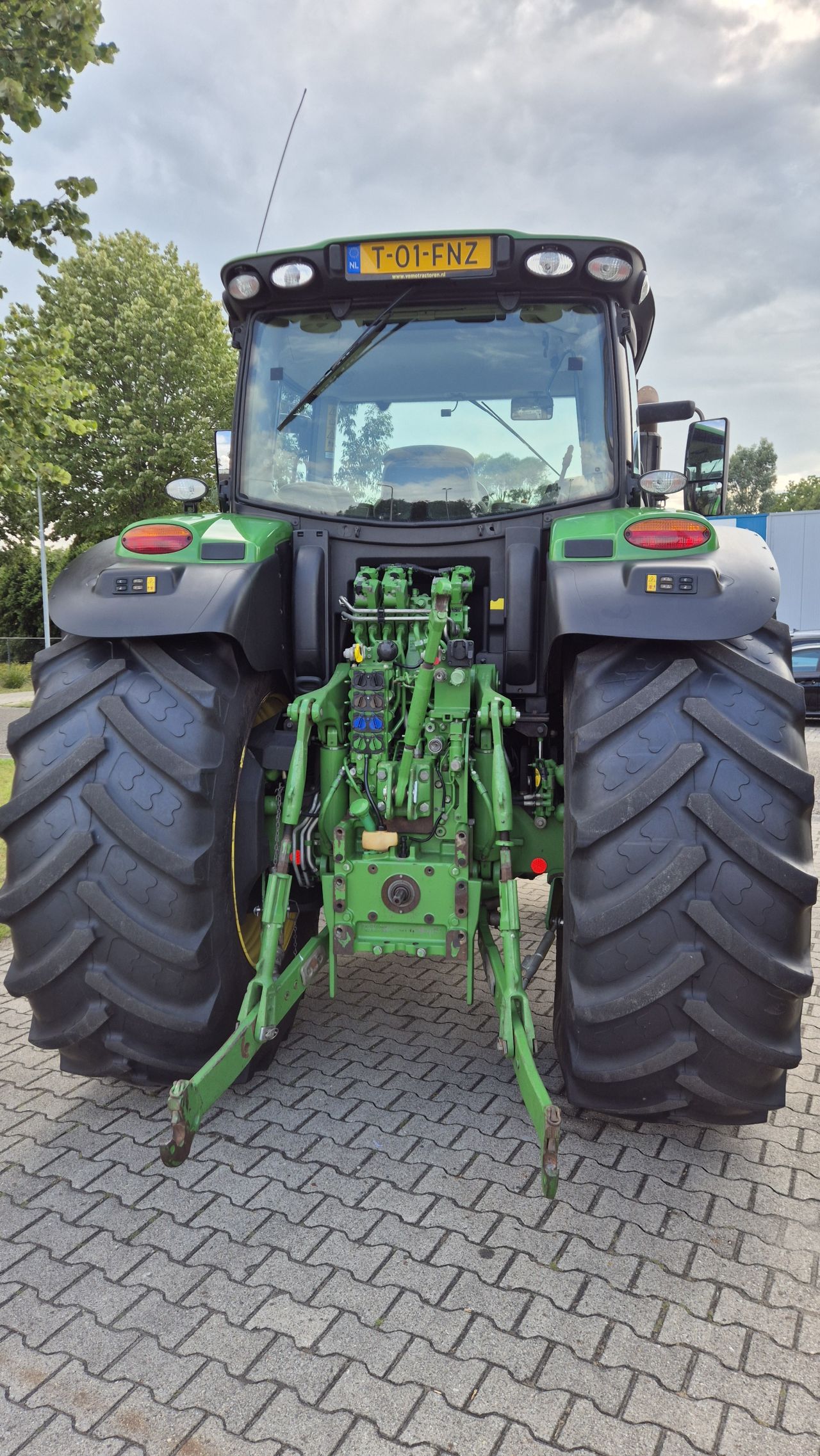 JOHN DEERE 6195R AP, 50Km/h, Lucht, Fronthef/PTO, AT-Ready, TLS,