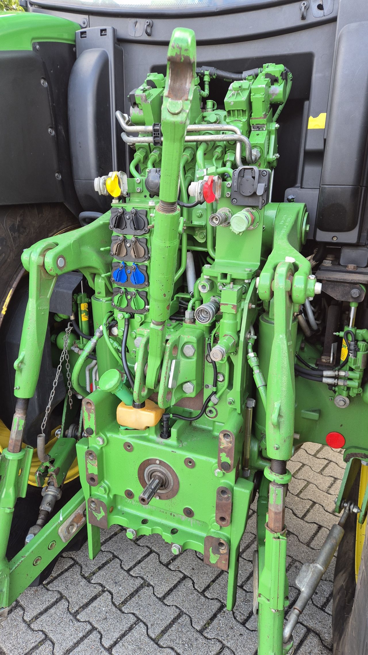 JOHN DEERE 6195R AP, 50Km/h, Lucht, Fronthef/PTO, AT-Ready, TLS,