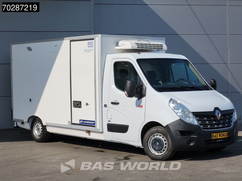 Renault Master 145PK Koelwagen Vriezer Lamberet Thermo King V-300 MAX 230V Stekker Airco Cruise Parkeersensoren Euro6 Koel Koeler Kühl Kühler Kühlwagen Kühlkoffer Vries Vriezer Frigo 14m3 Airco Cruise control