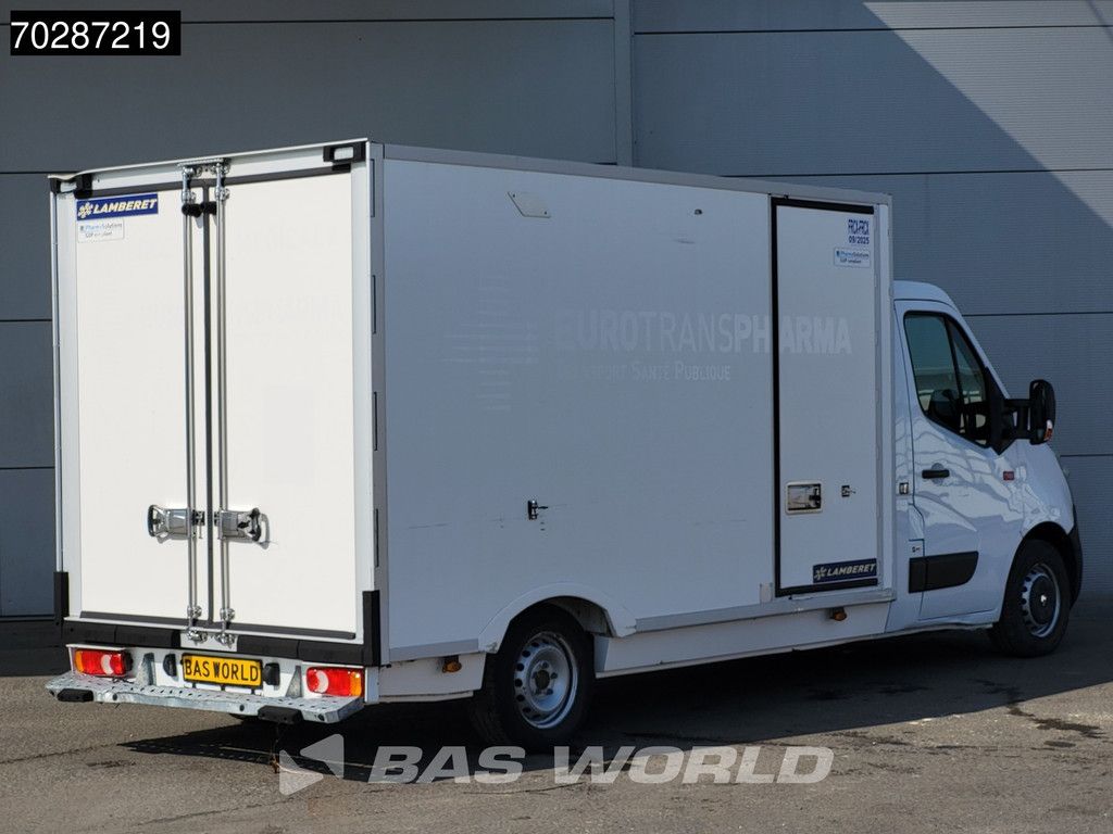 Renault Master 145PK Koelwagen Vriezer Lamberet Thermo King V-300 MAX 230V Stekker Airco Cruise Parkeersensoren Euro6 Koel Koeler Kühl Kühler Kühlwagen Kühlkoffer Vries Vriezer Frigo 14m3 Airco Cruise control