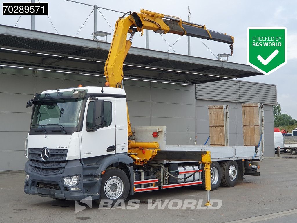 Mercedes Antos 2542 6X2 Fassi F330A023 Crane Kran Hydraulic ramps Retarder Lift+steering Euro 6