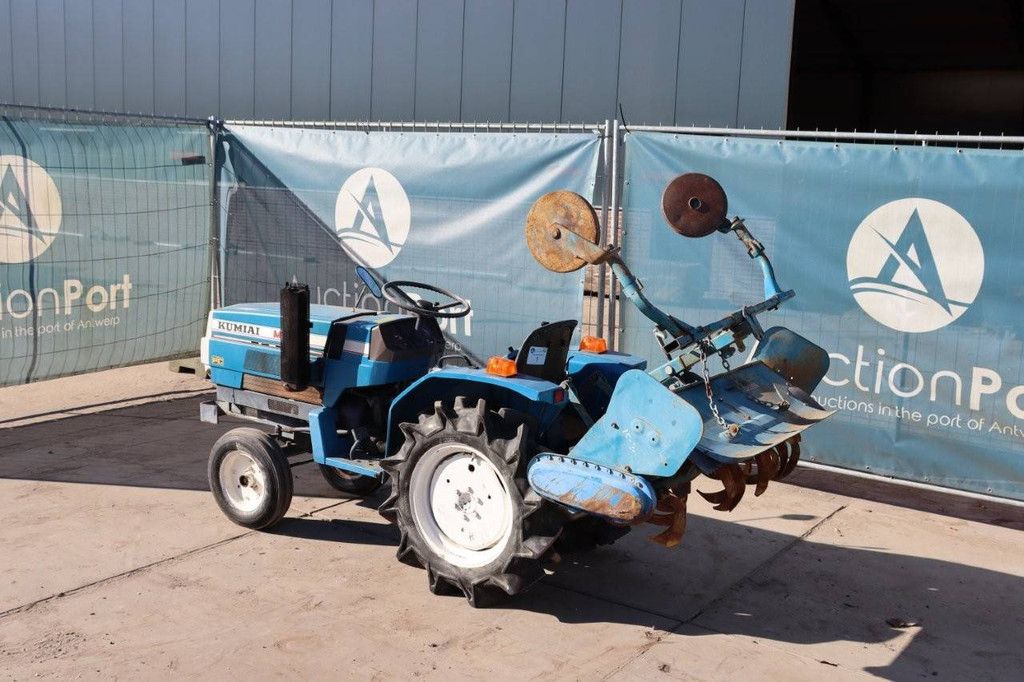 Minitractor Mitsubishi MT1601 Diesel met Grondfrees