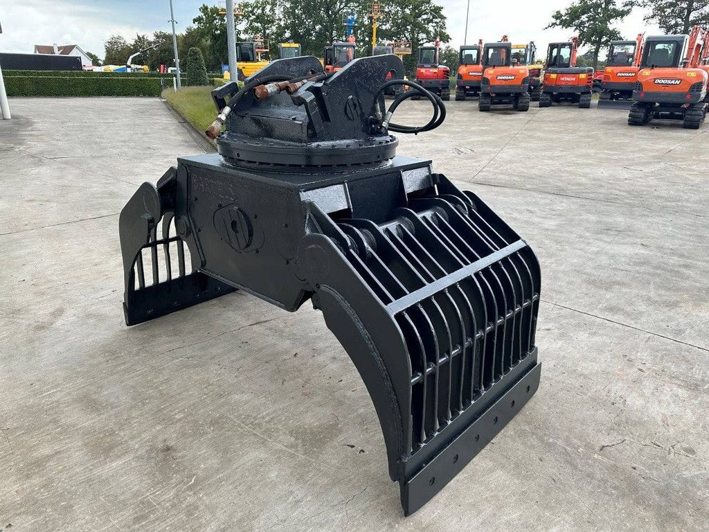 Hydraulischer Sortiergreifer mit Schnellwechselkopfplatte CW30/40