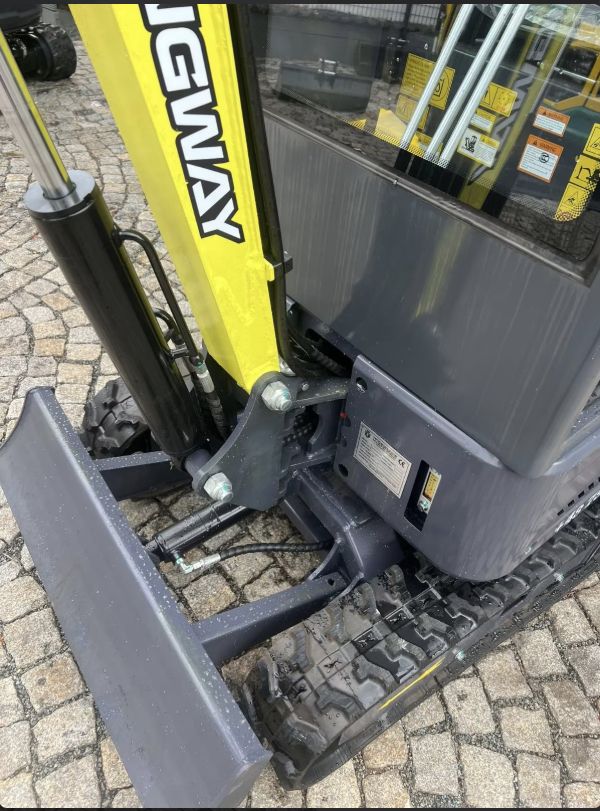 1T Kingway Minibagger Yama H12 Koop mit Kabine, Joysticks Daumen