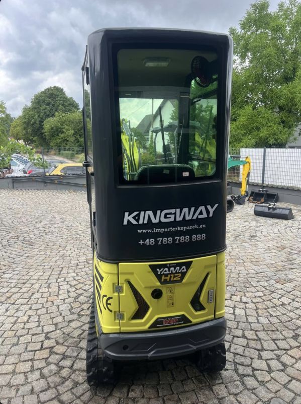 1T Kingway Minibagger Yama H12 Koop mit Kabine, Joysticks Daumen
