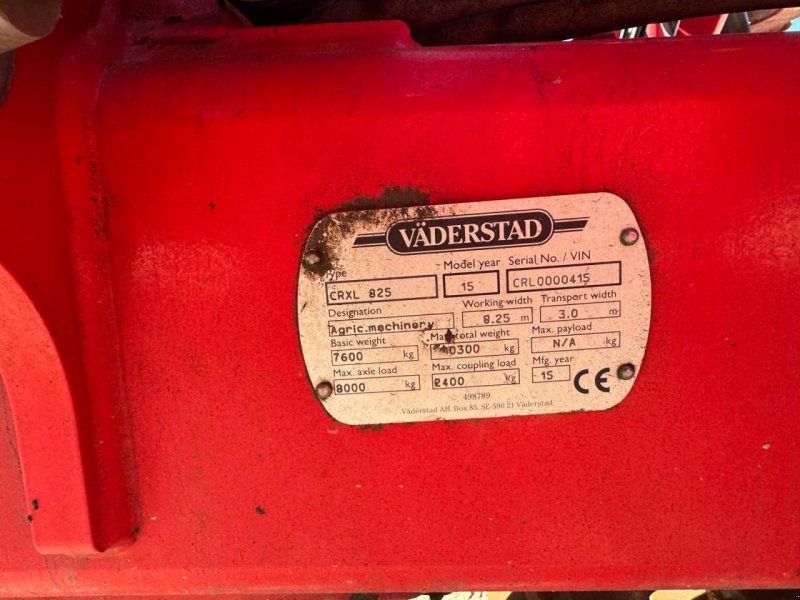Väderstad CARRIER XL 825