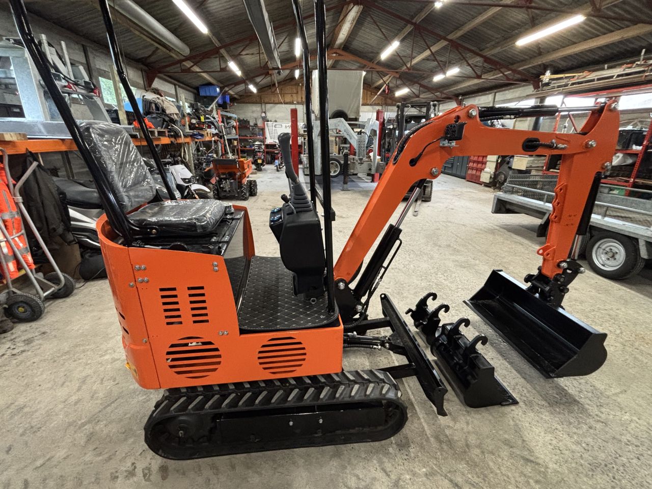 Minigraver Jpc graafmachine kraan